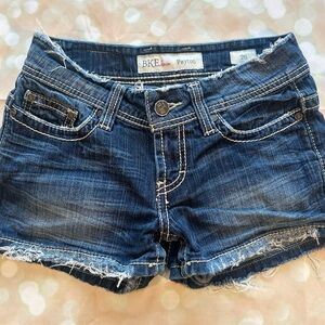 BKE Payton Dark Blue Jean Shorts